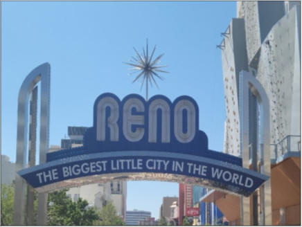 The city slogan of Reno, NV